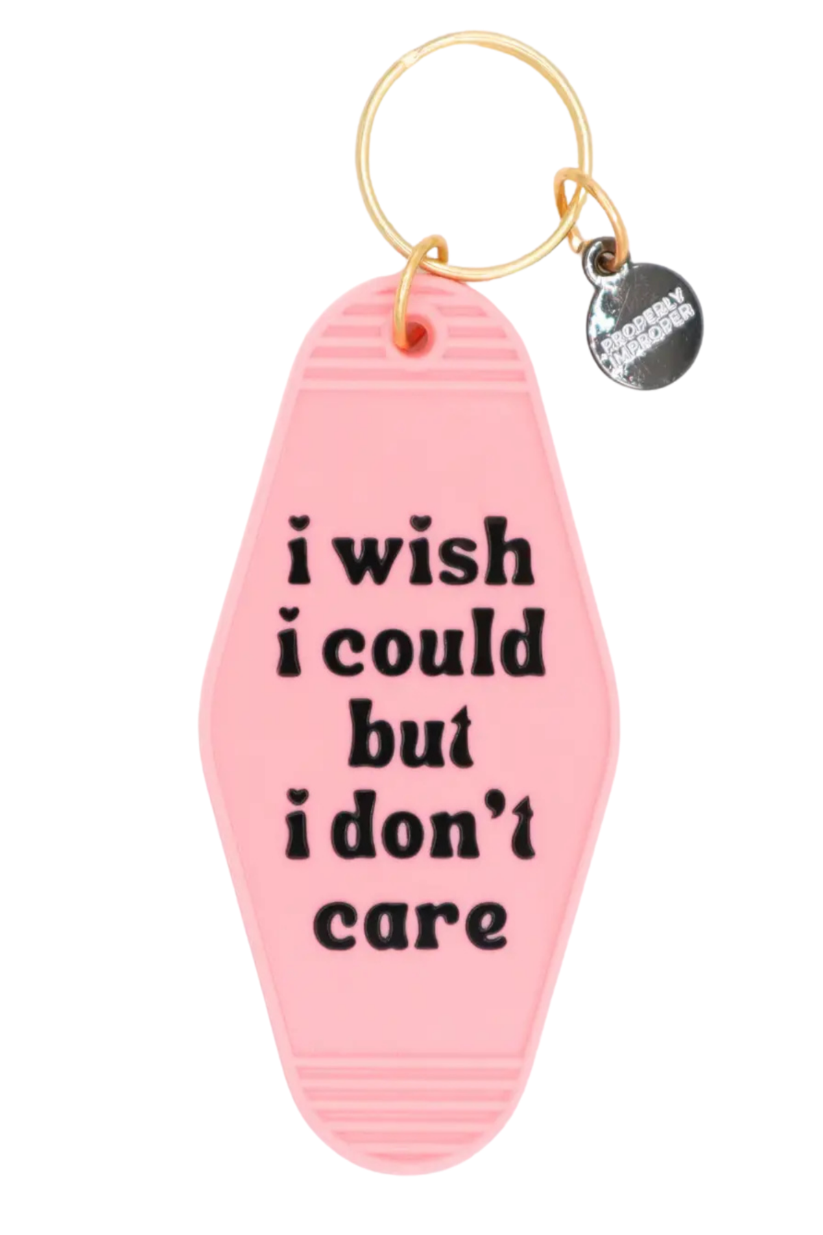 Don't Care Printed Keychain