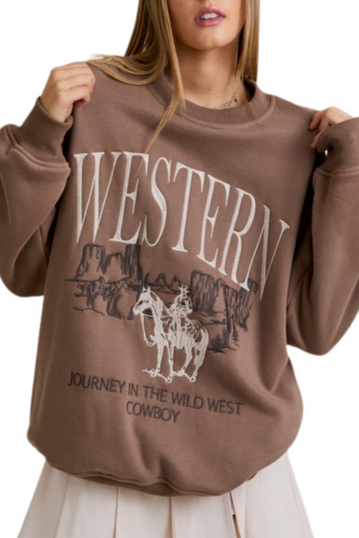 Wild West Crewneck Sweater