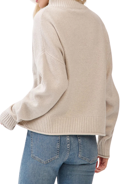 Vicki Turtleneck Sweater - Beige