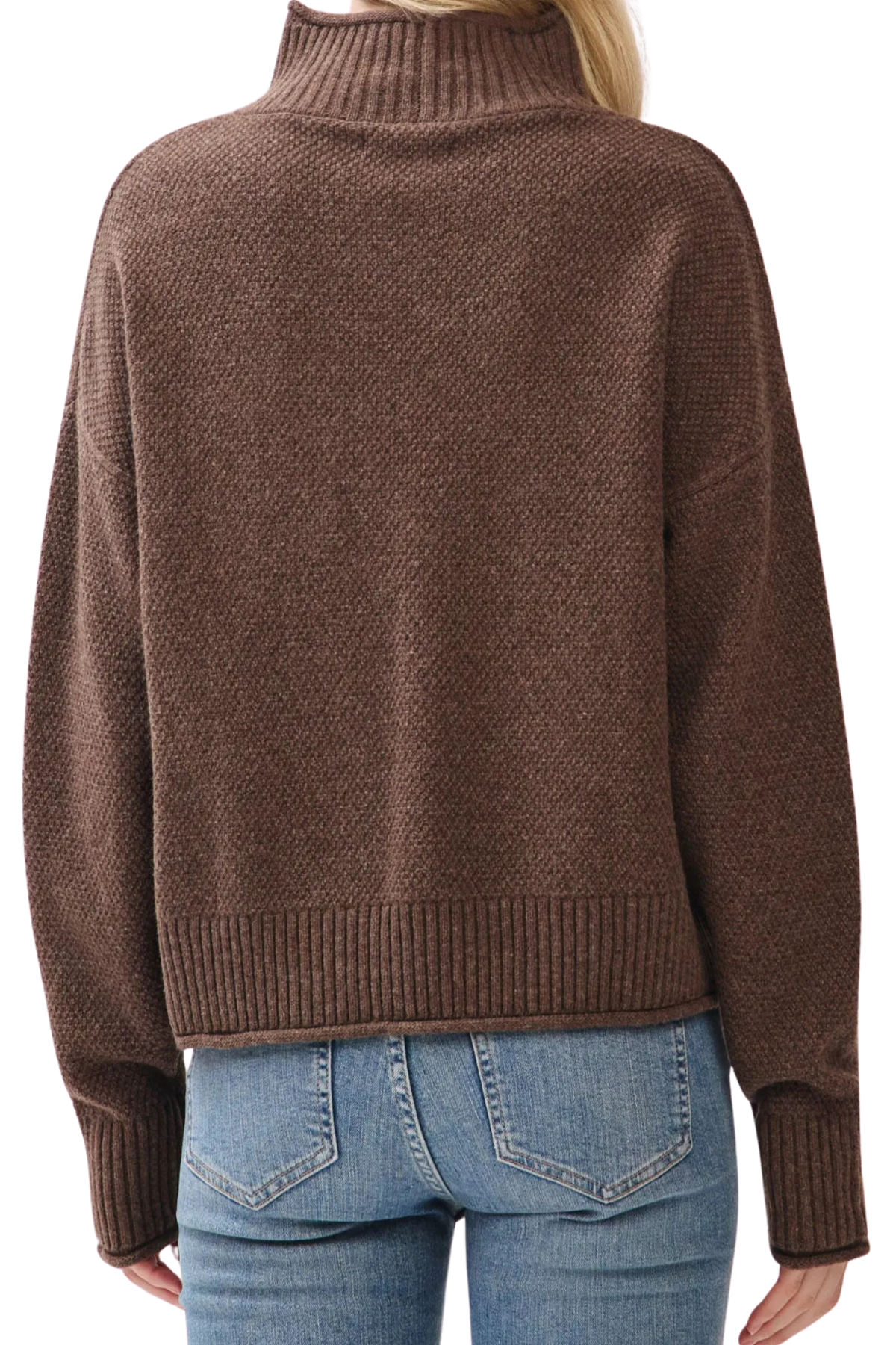 Vicki Turtleneck Sweater - Mocha