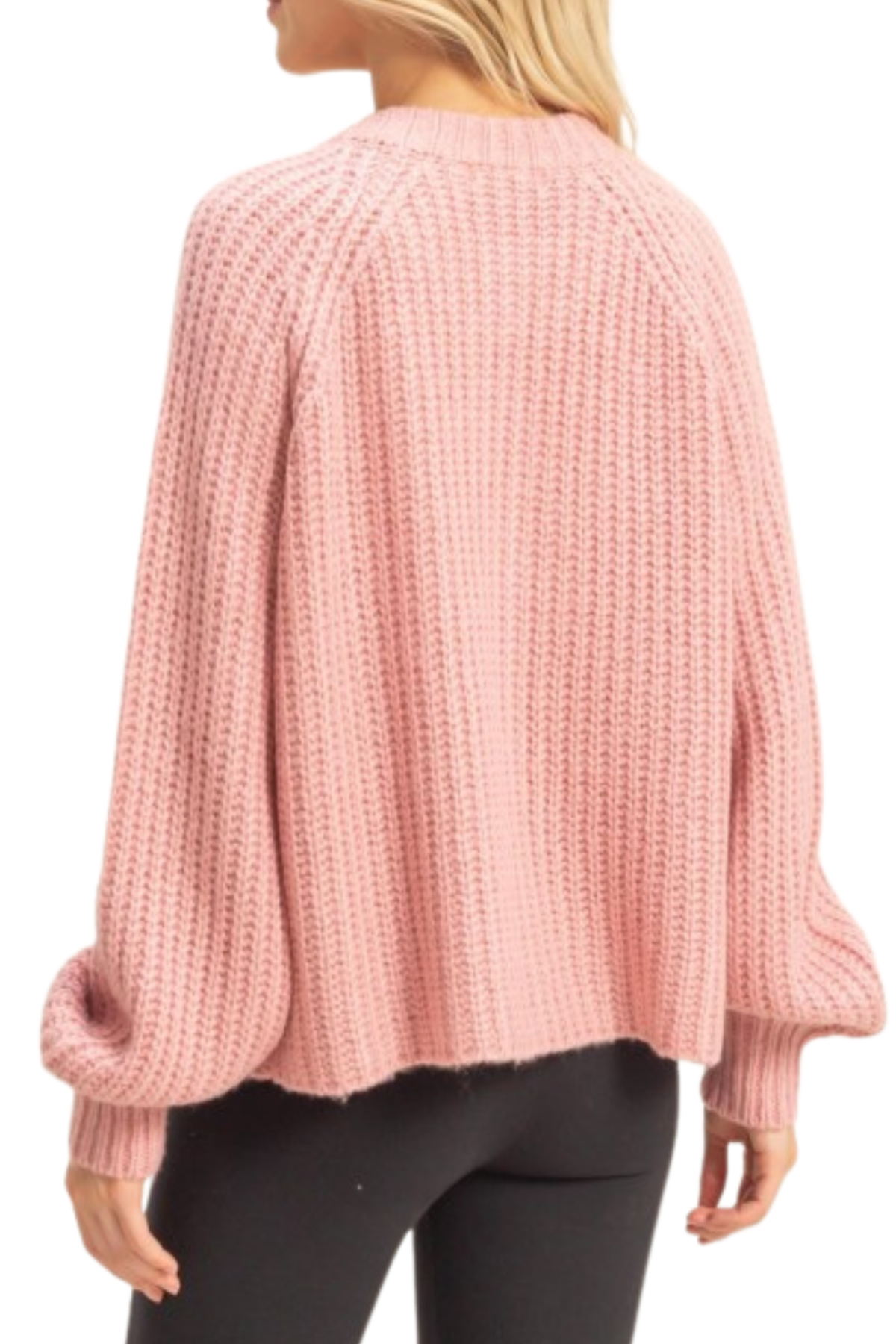 Lulu Chunky Knit Cardigan - Mocha