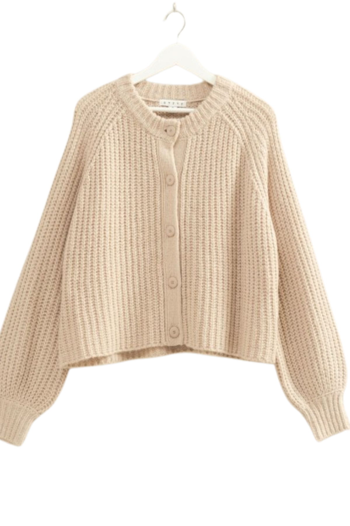Lulu Chunky Knit Cardigan - Mocha