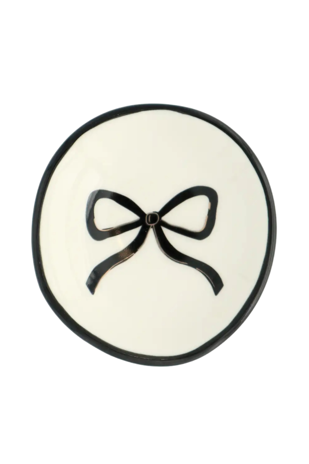 Monochrome Bow Ring Dish