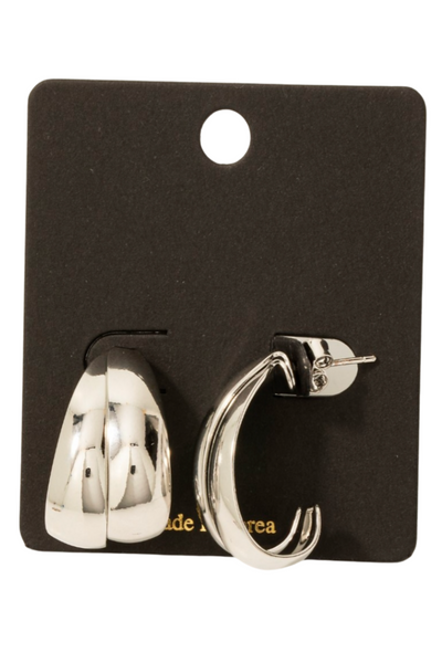 Izzie Curved Hoop Earrings