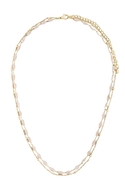 Juliana Glass Bead Necklace