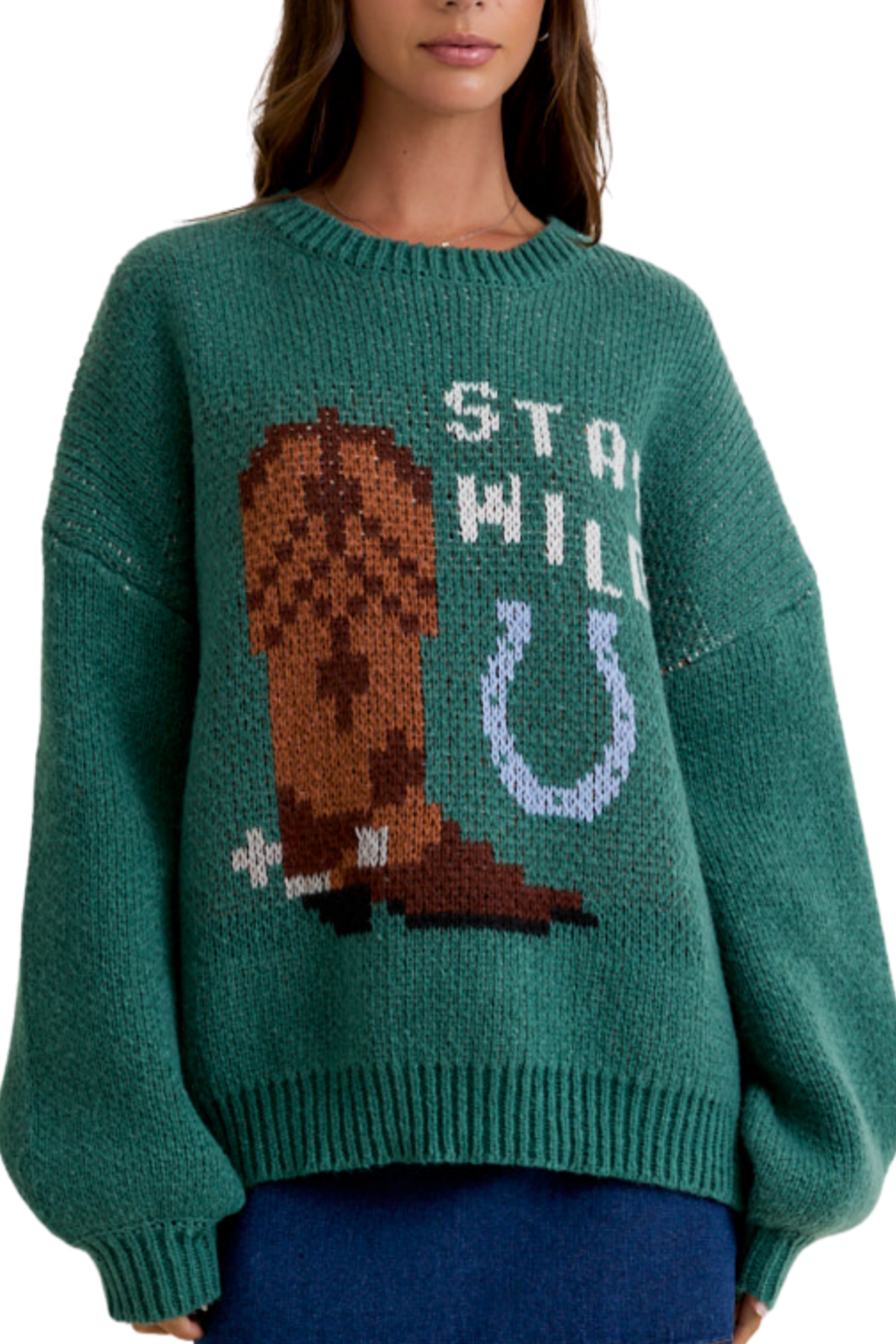 Stay Wild Knit Sweater
