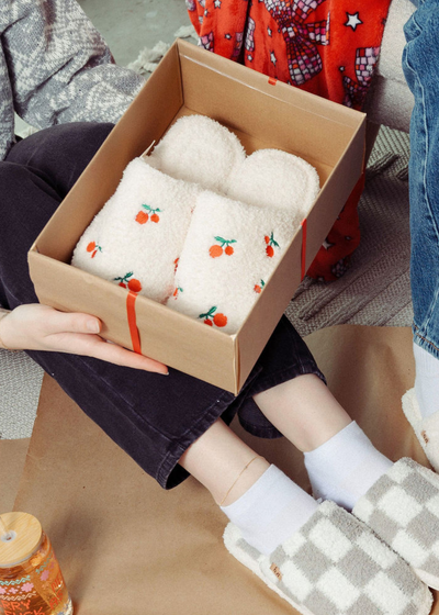 Cozy Cherry Slippers