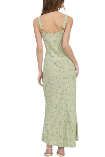 Kendall Floral Maxi Dress - Sage