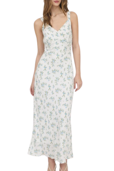Kendall Floral Maxi Dress - White
