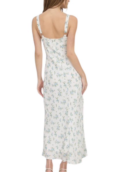 Kendall Floral Maxi Dress - White