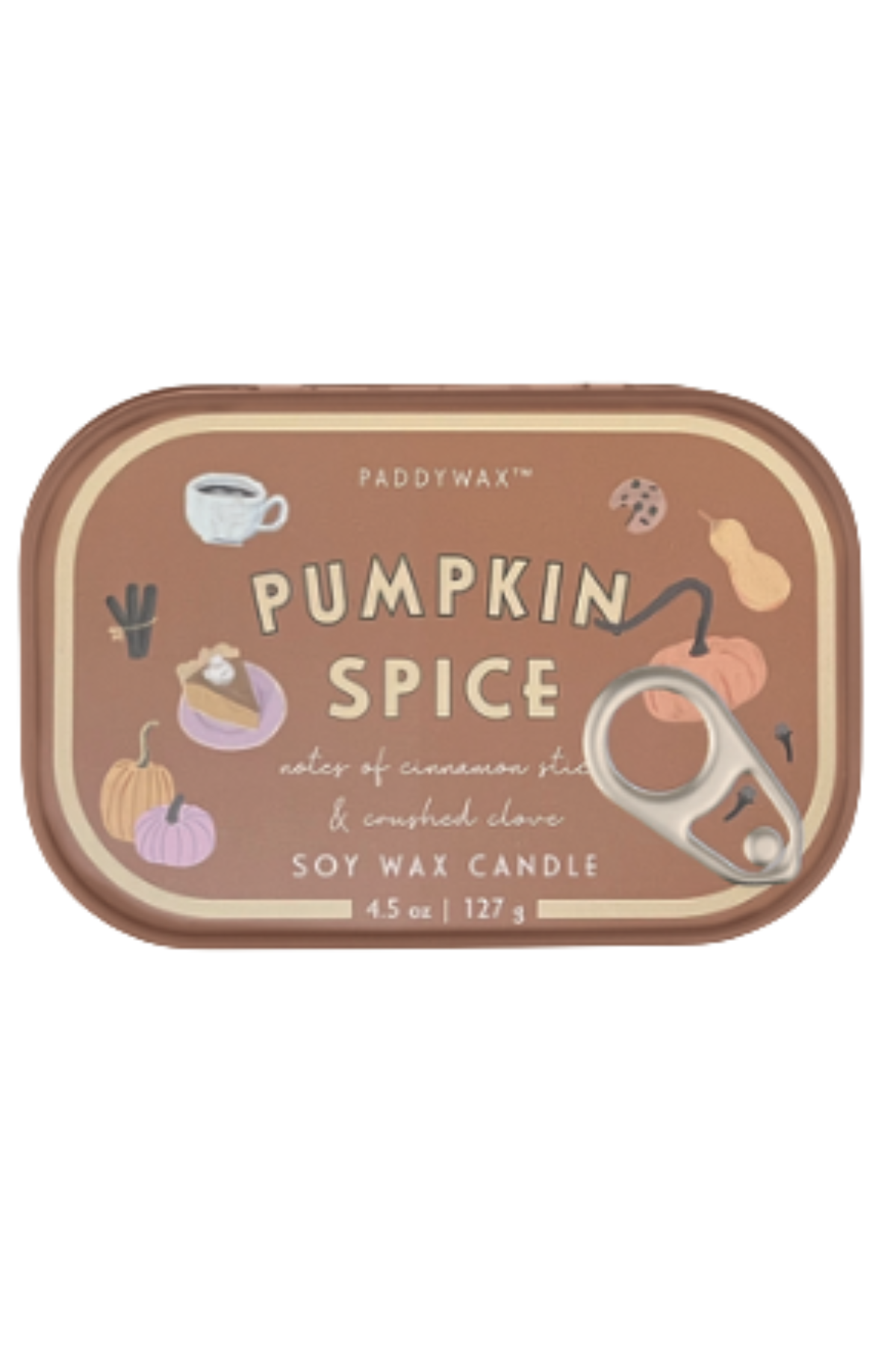 Bistro Printed Tin Candle