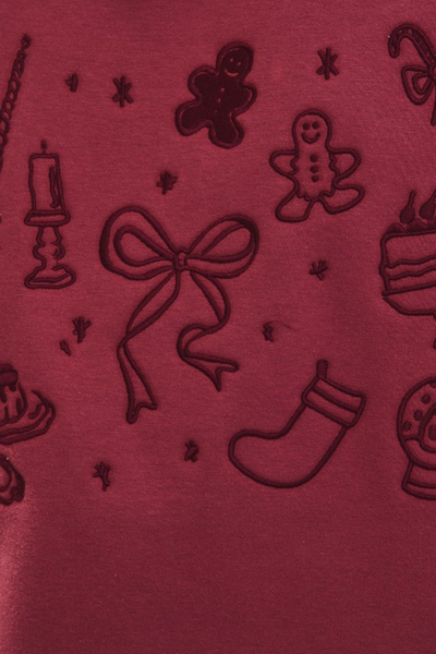 Holiday Cheer Embroidered Crewneck