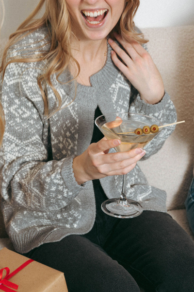 Winter Printed Cardigan