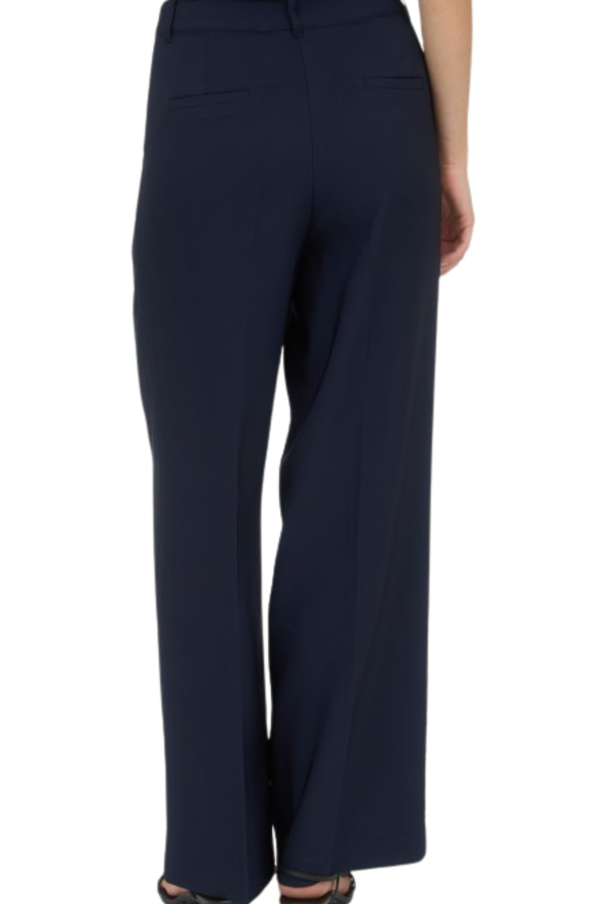 Nina Wide Leg Trousers - Navy