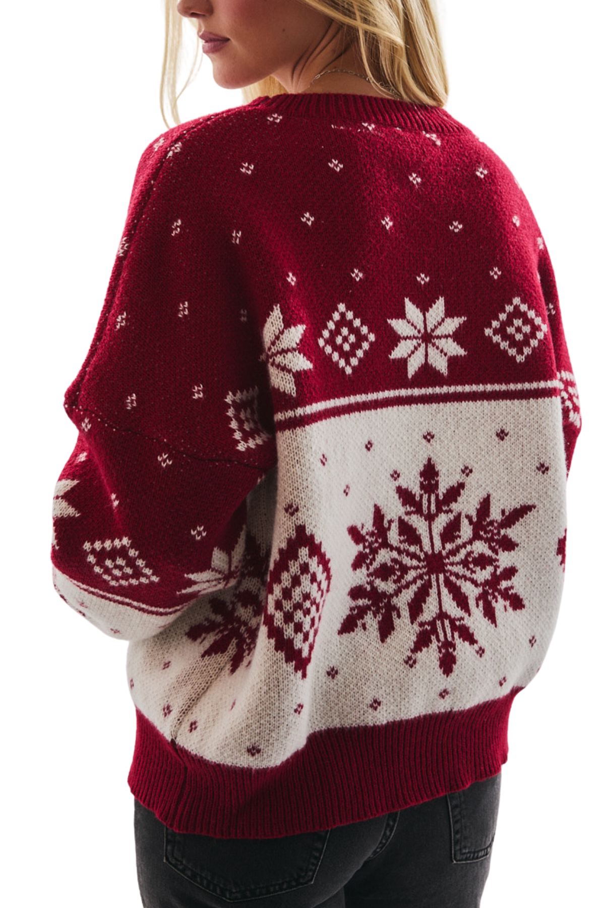 Fair Isle Snowflake Sweater