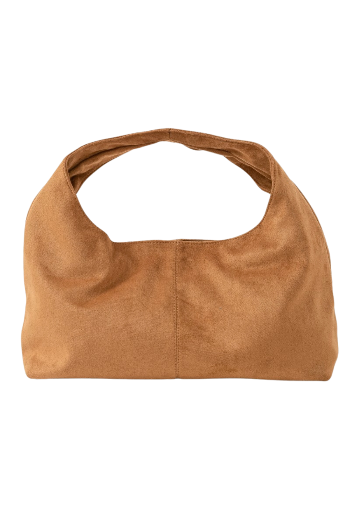 Jordi Oversized Suede Bag - Camel