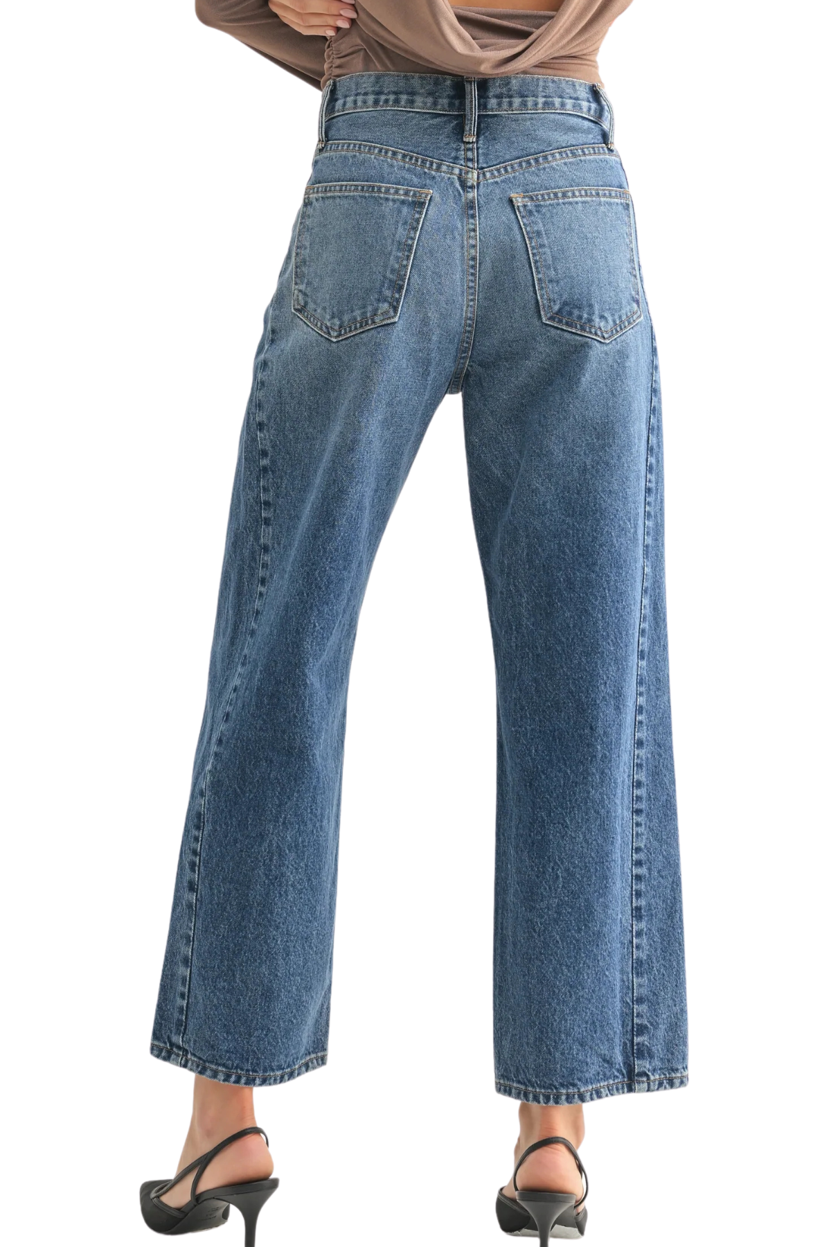 Just Black Barrel Jean - Dark Wash