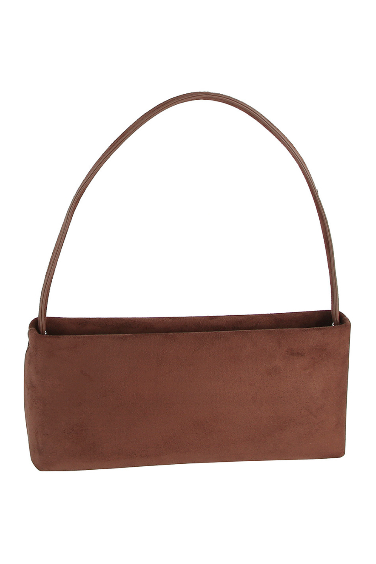 Bray Suede Shoulder Bag - Chocolate