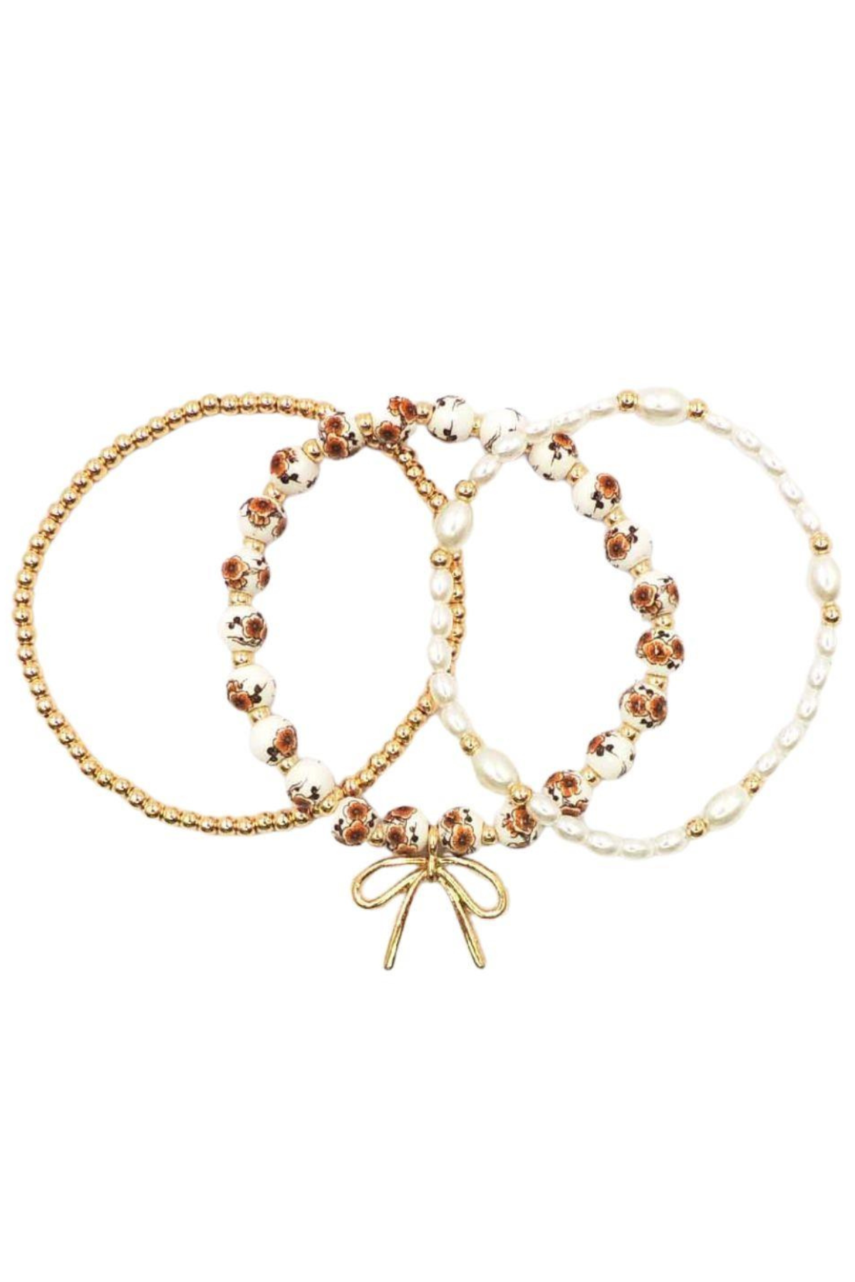 Penelope Bow Beaded Bracelet