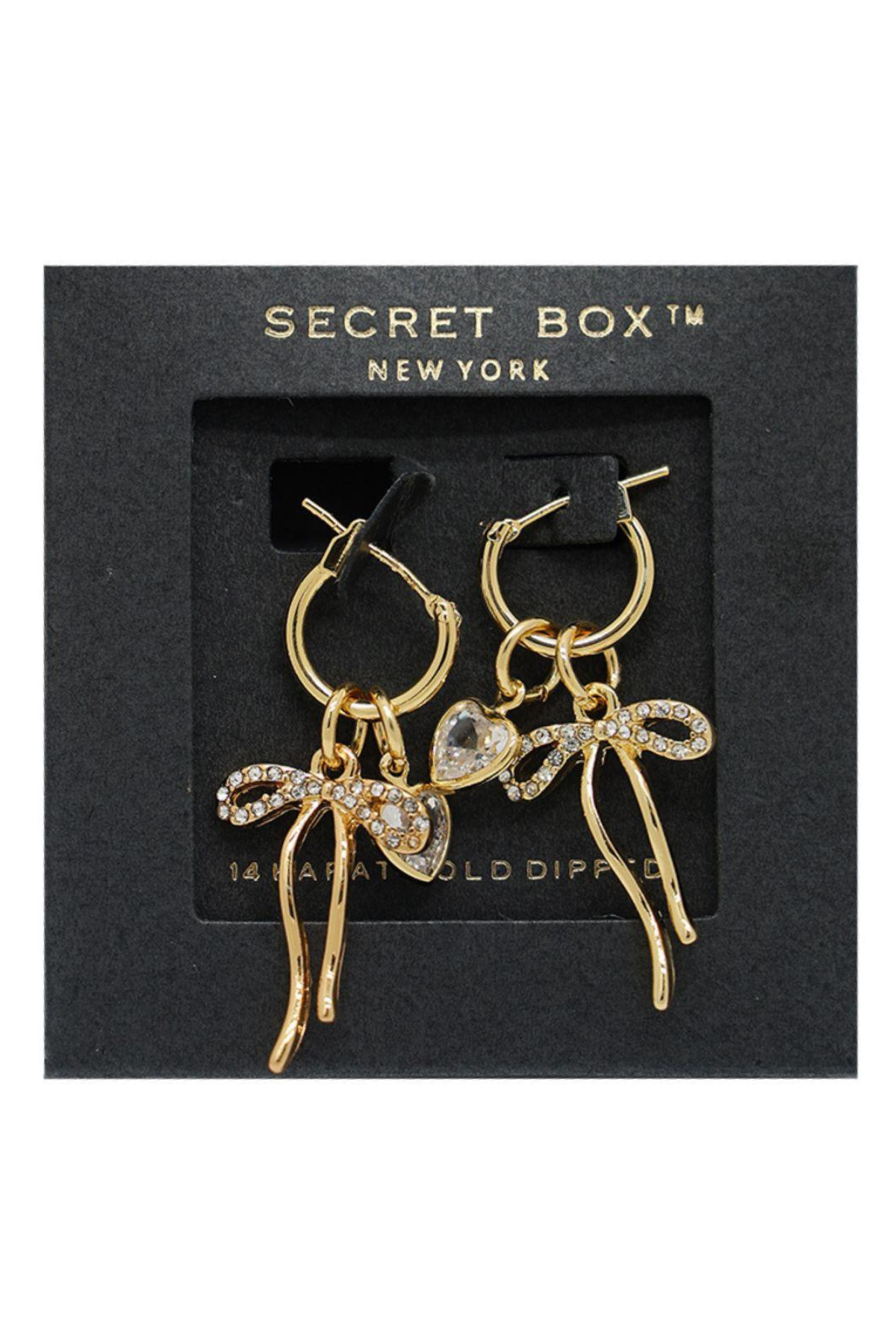 Blake Bow Charm Earrings