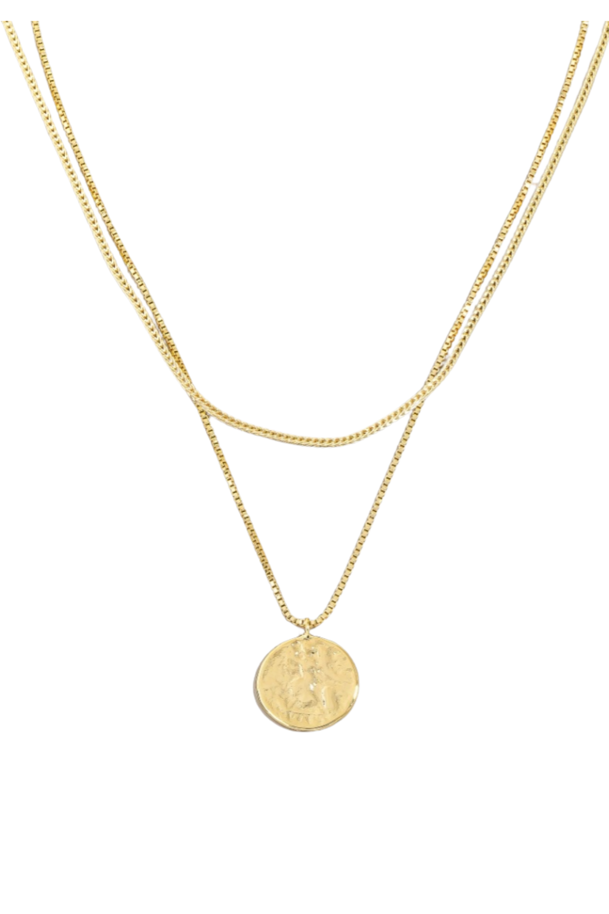 Yazmine Coin Layer Necklace