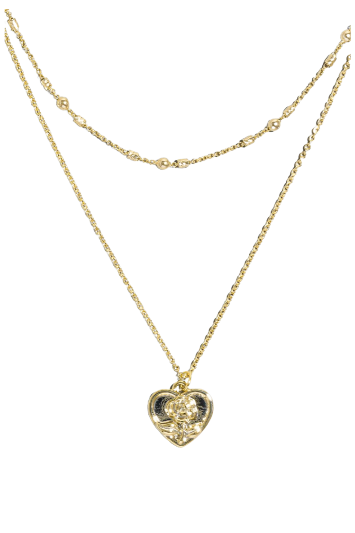 Jayla Heart Layer Necklace