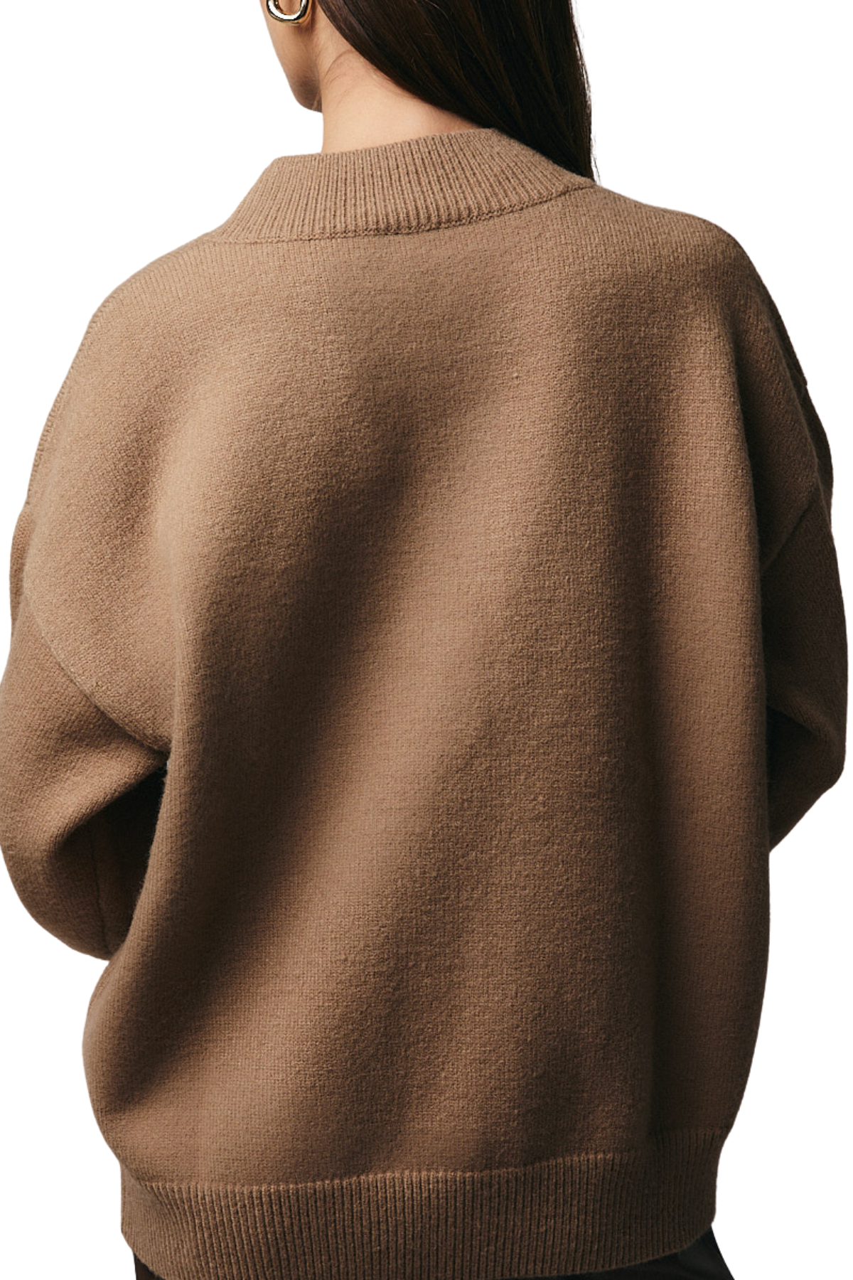 Martini Please Graphic Sweater - Mocha