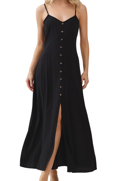 ainsley midi dress Ainsley Button Front Midi Dress – Frakas Boutique