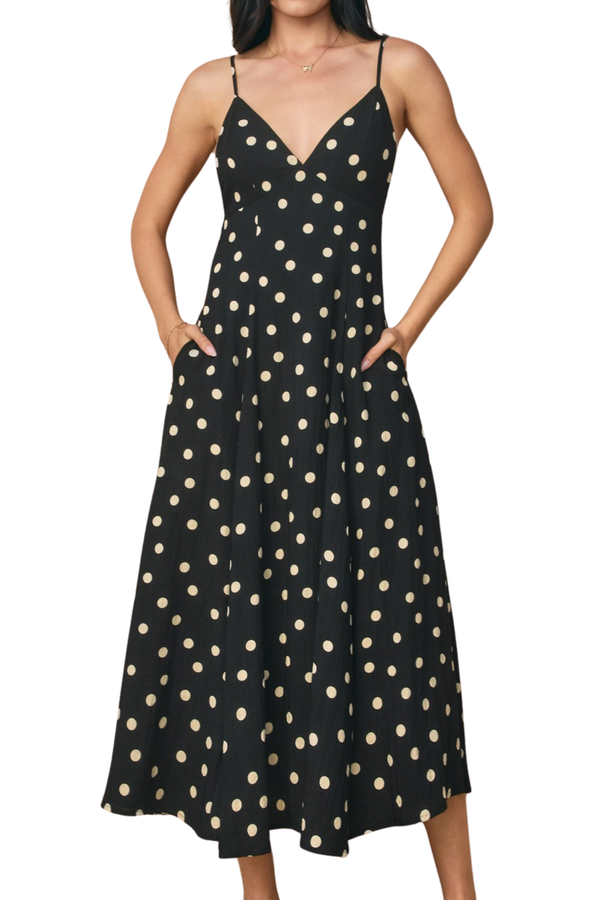 Rue Polka Dot Midi Dress