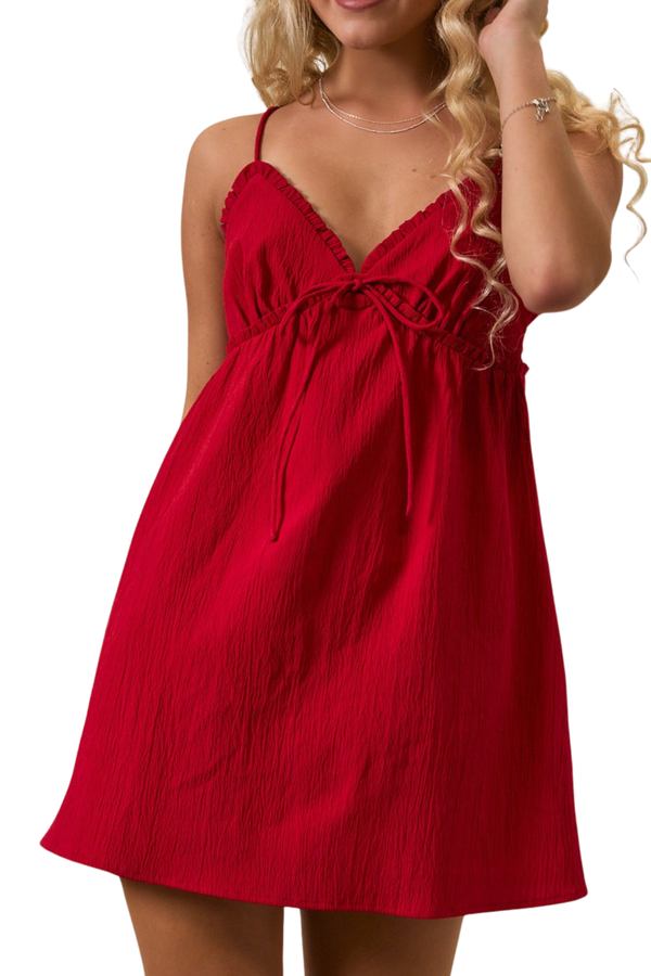 Billie Ruffle Mini Dress