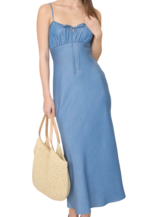 Gina Chambray Midi Dress