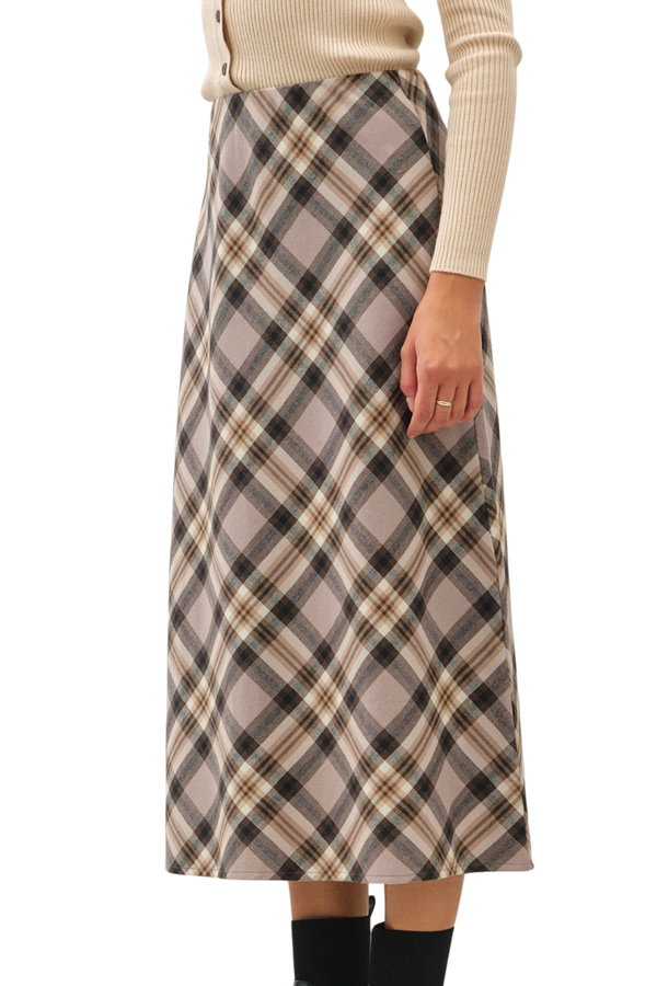 Campbell Plaid Midi Skirt