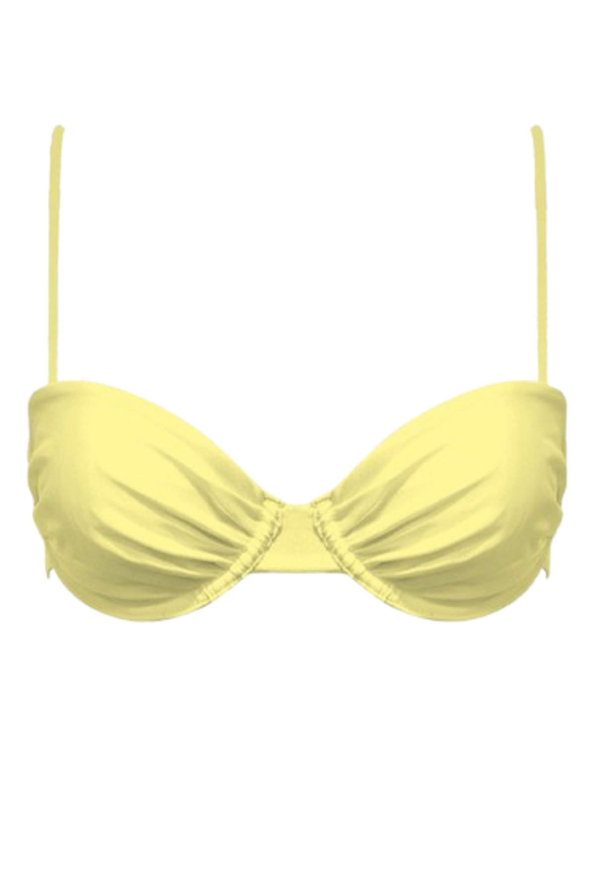 Lorenzo Bikini Top - Yellow