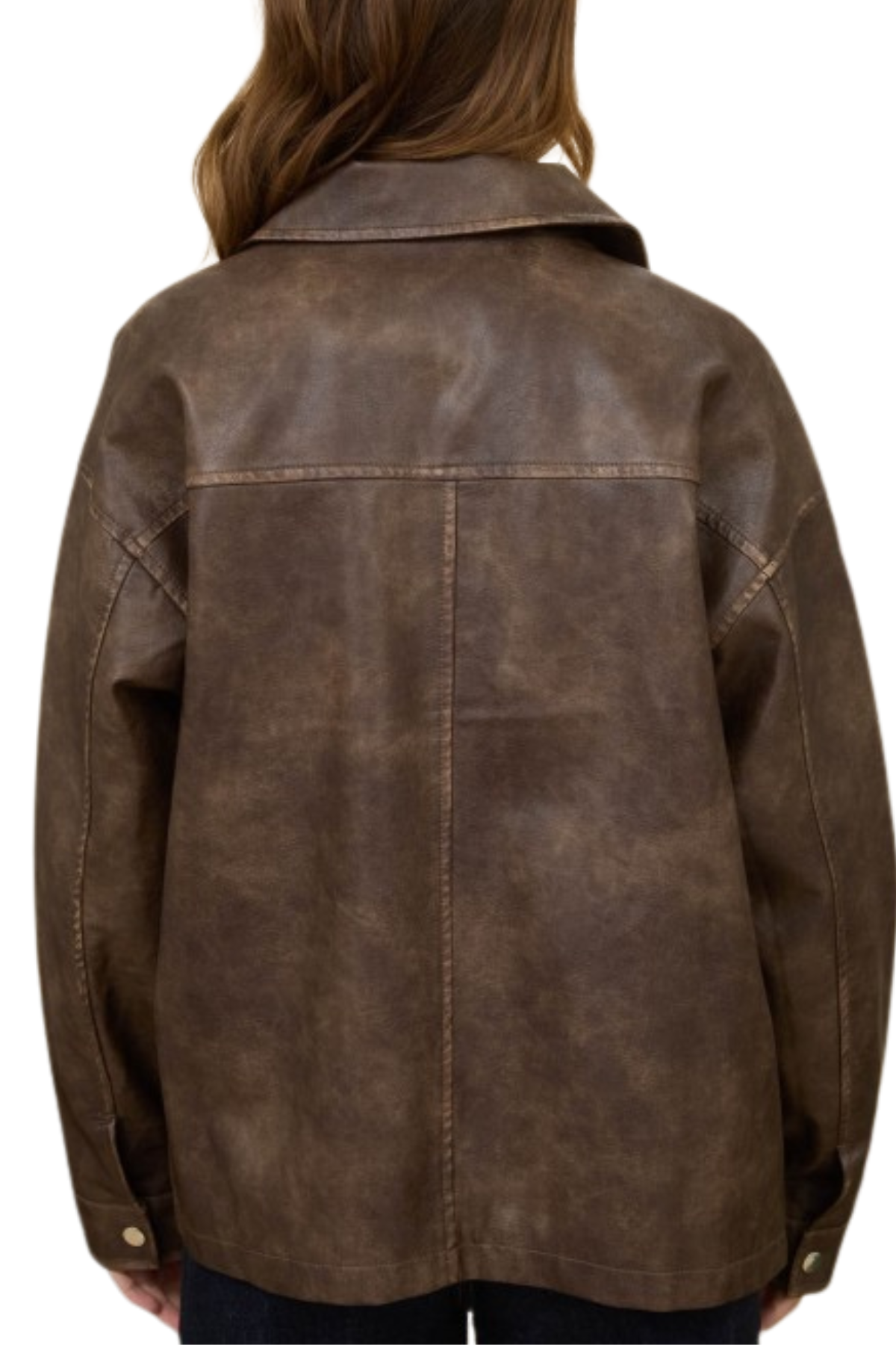 Gretchen Faux Leather Jacket
