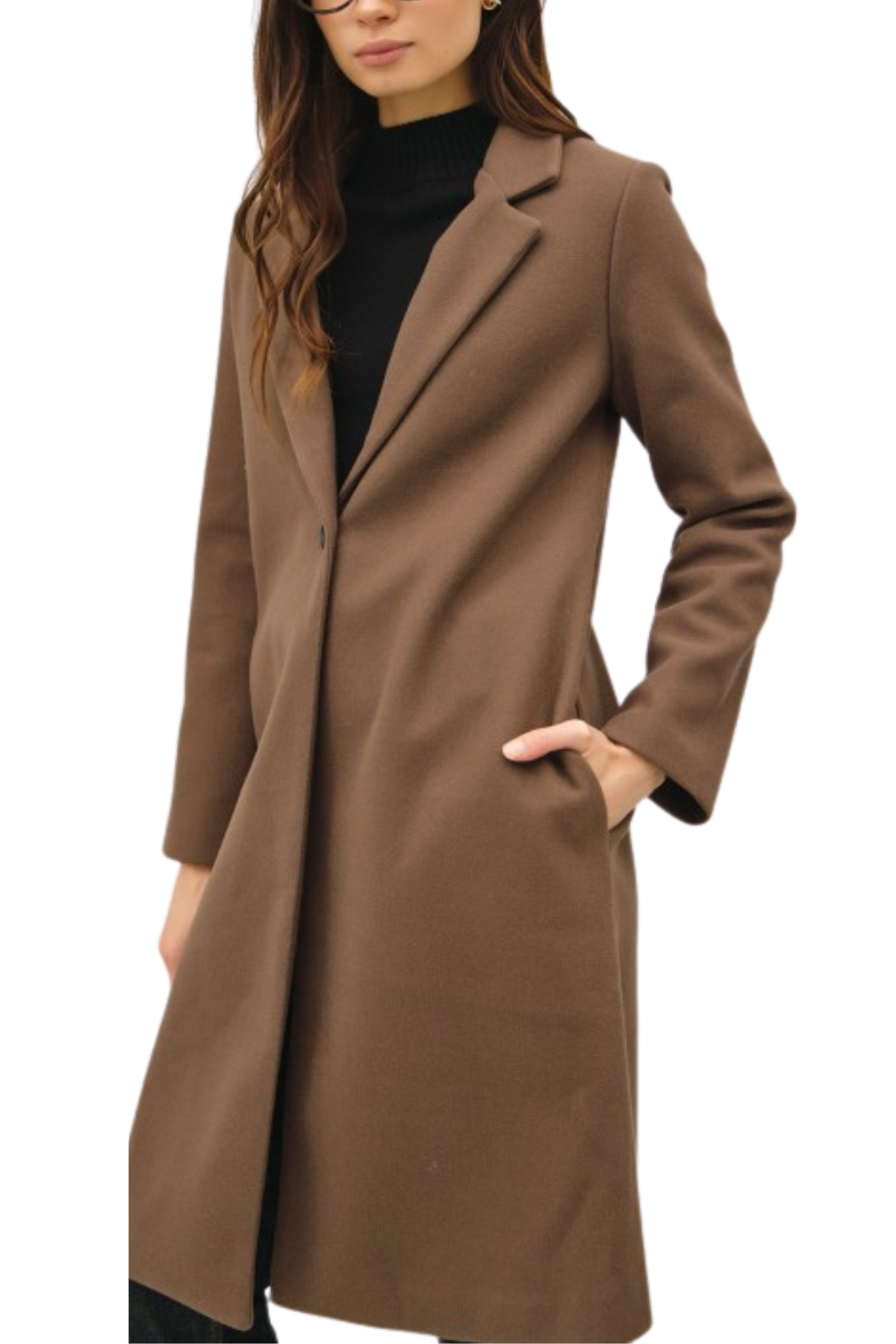 Raven Single Button Coat