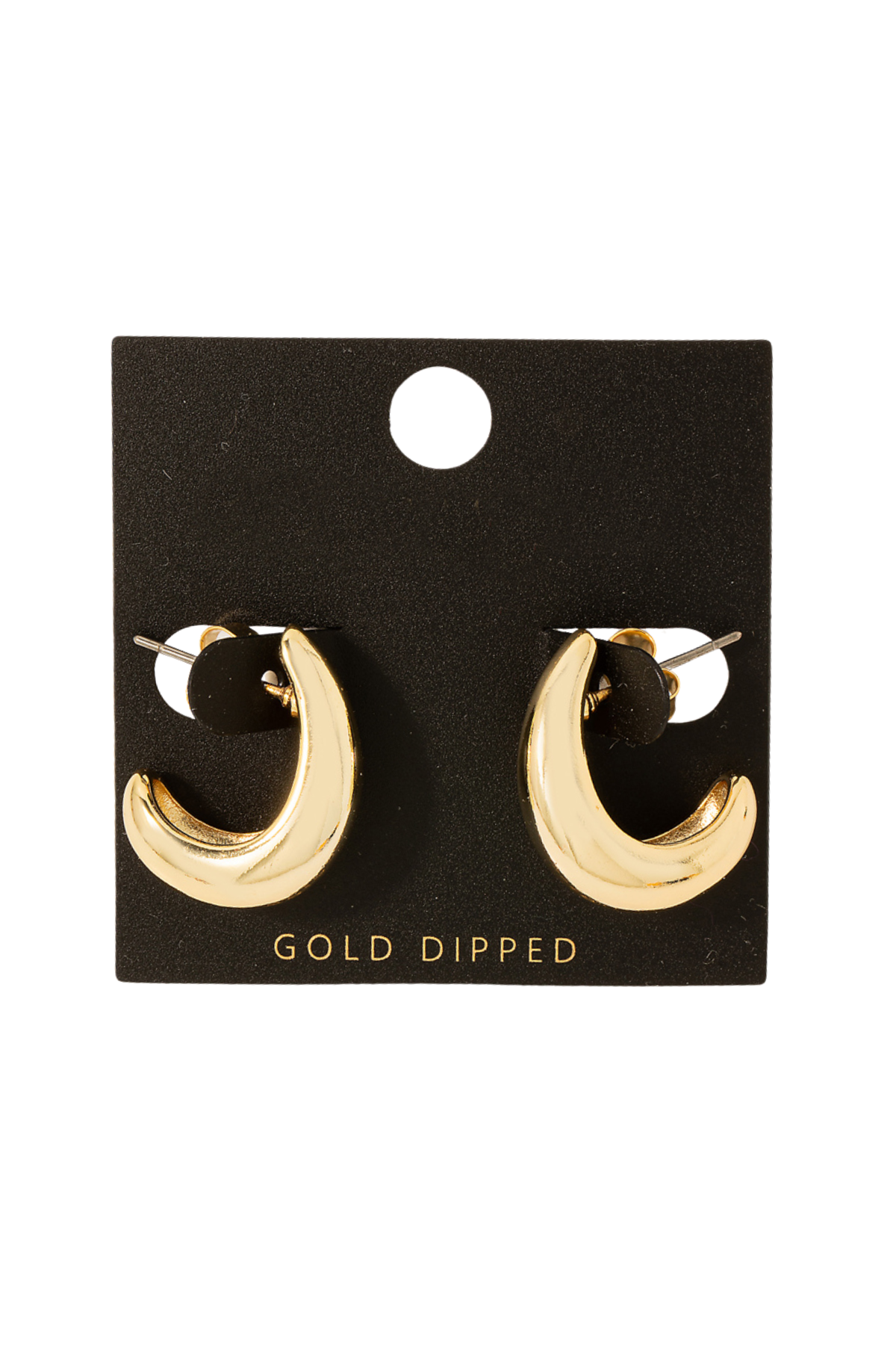 Mina Curved Hoop Earrings