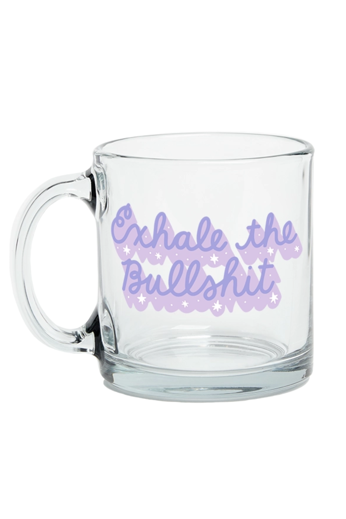 Exhale The BS Clear Mug
