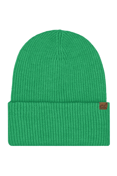 Evergreen Ribbed Beanie