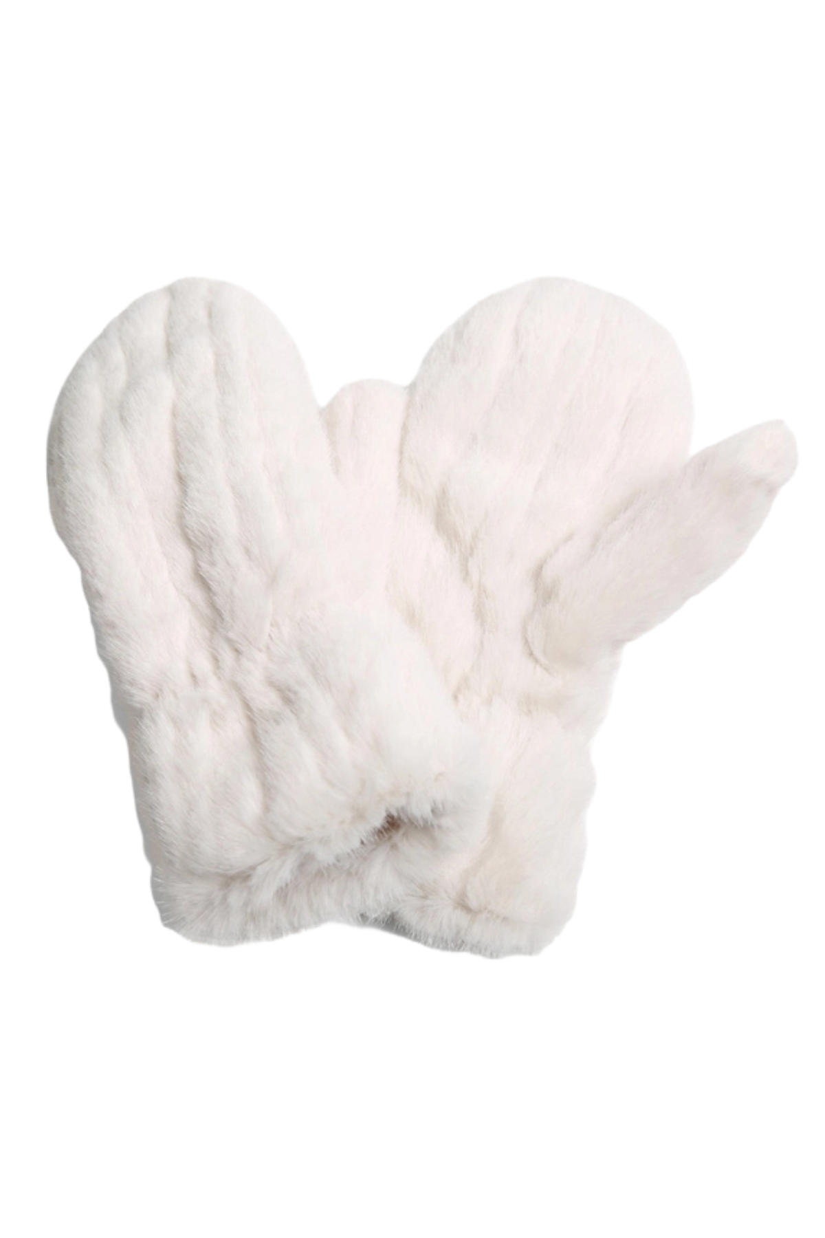 Aurora Fuzzy Seamed Mittens