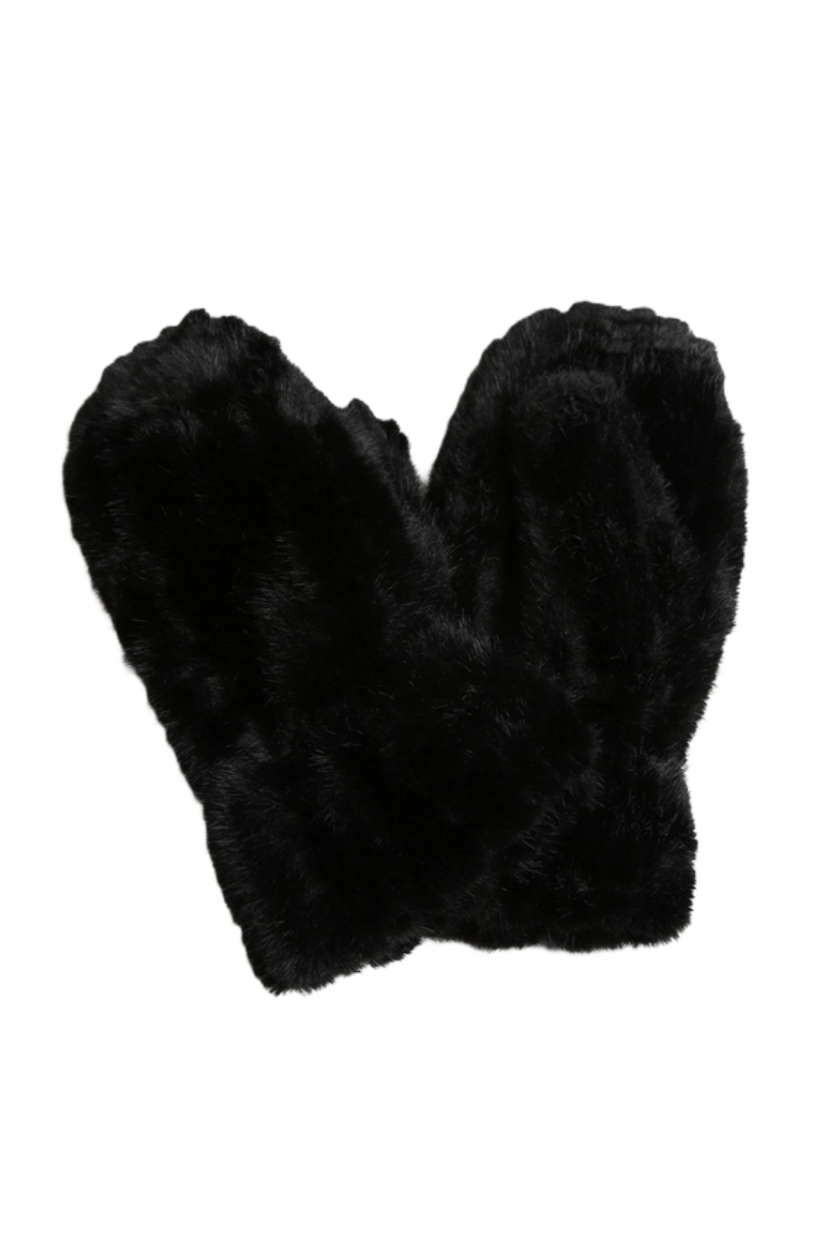Aurora Fuzzy Seamed Mittens