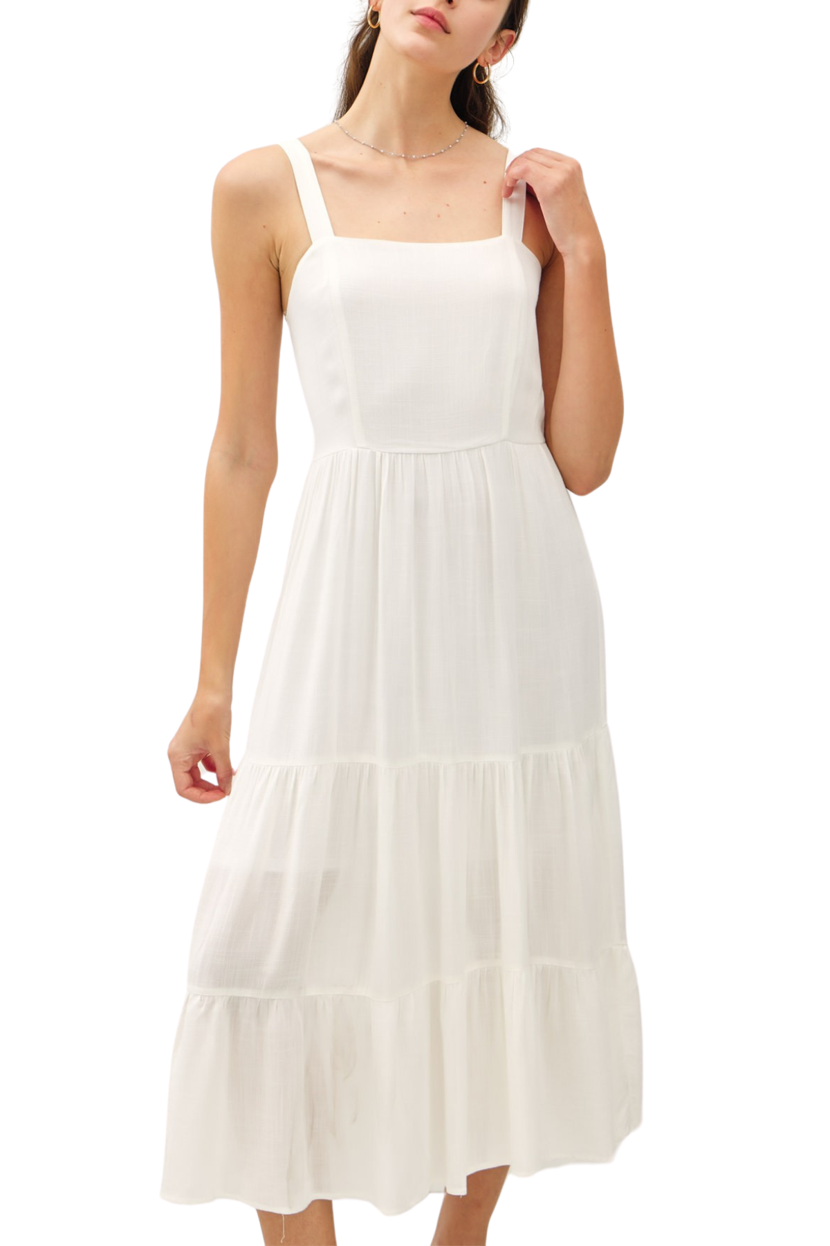 Tanya Tiered Midi Dress
