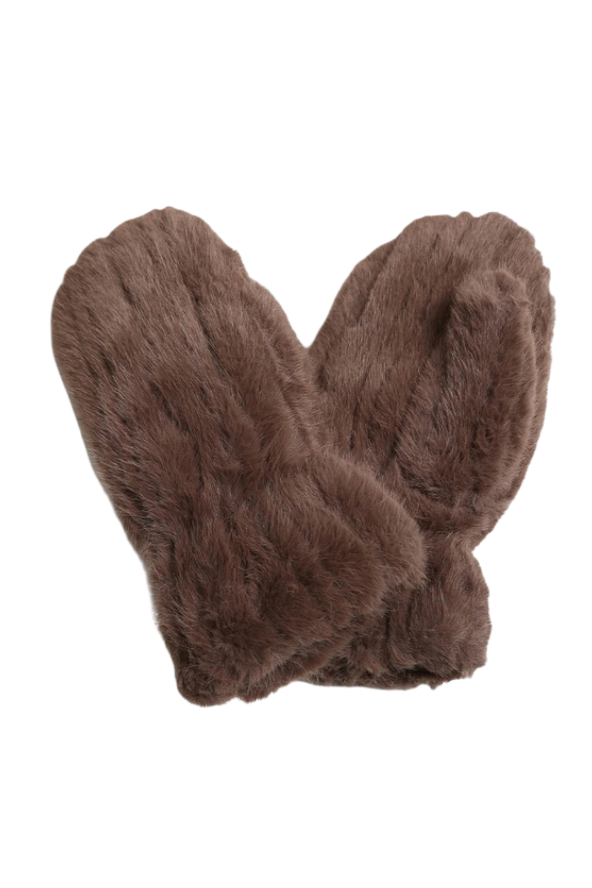 Aurora Fuzzy Seamed Mittens