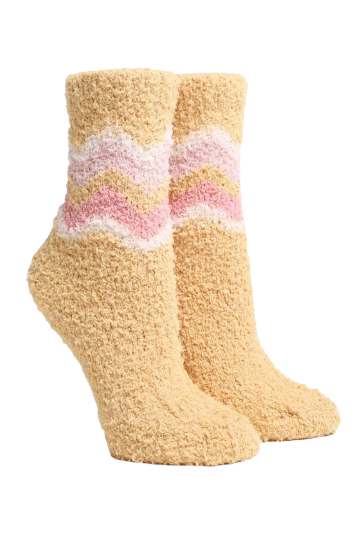 Chevron Fuzzy Socks