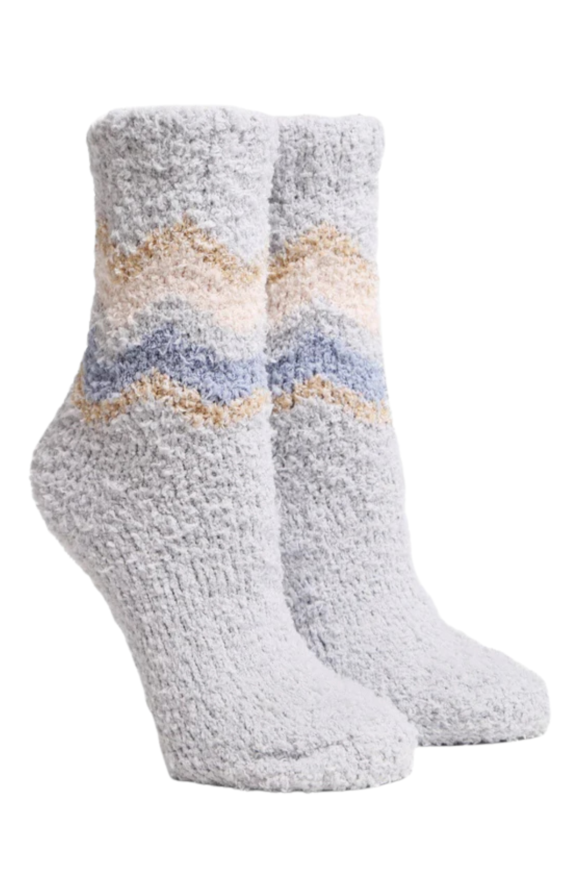 Chevron Fuzzy Socks