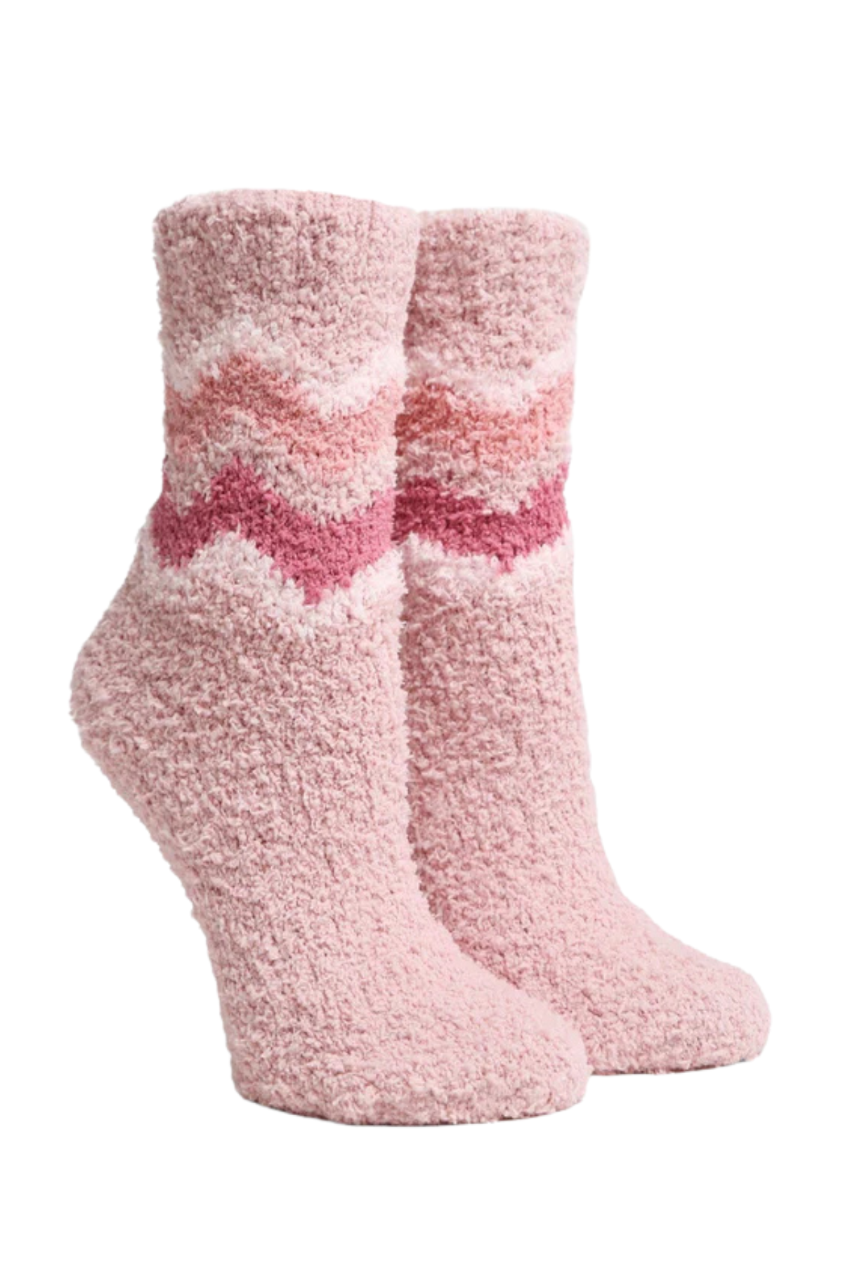 Chevron Fuzzy Socks