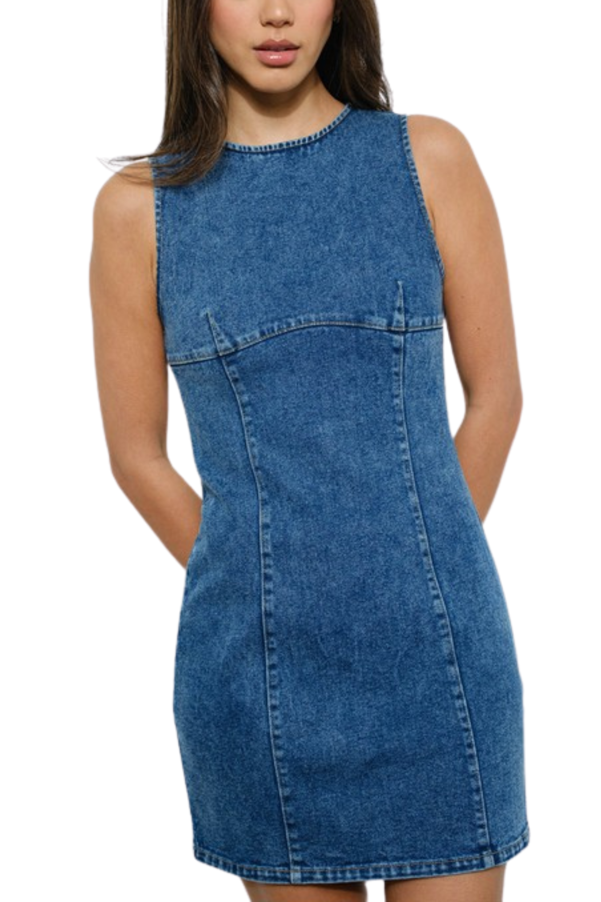 Tate Denim Mini Dress