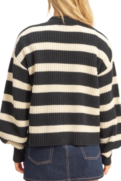 Rayelle Striped Cardigan