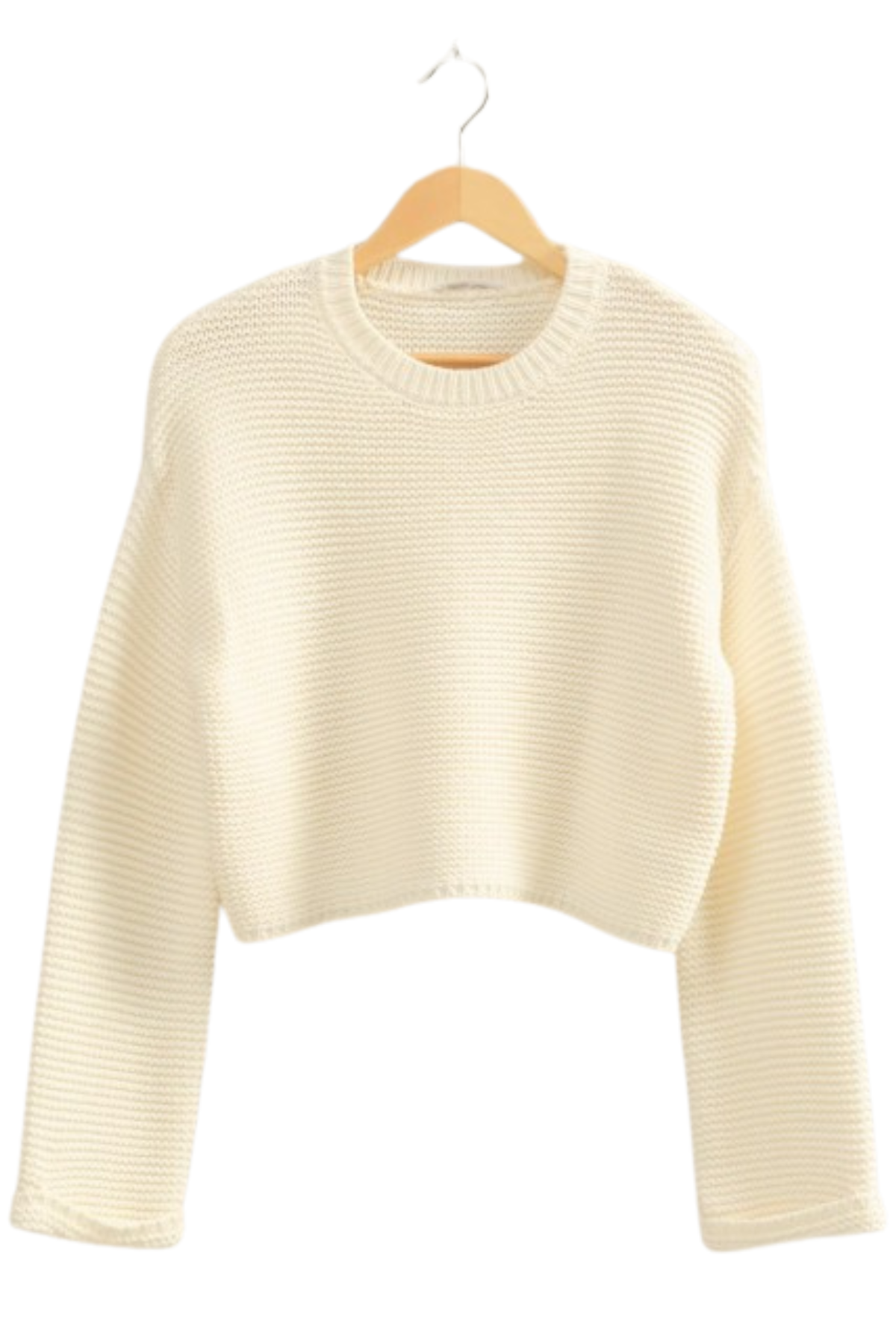 Mira Textured Sweater - Cream