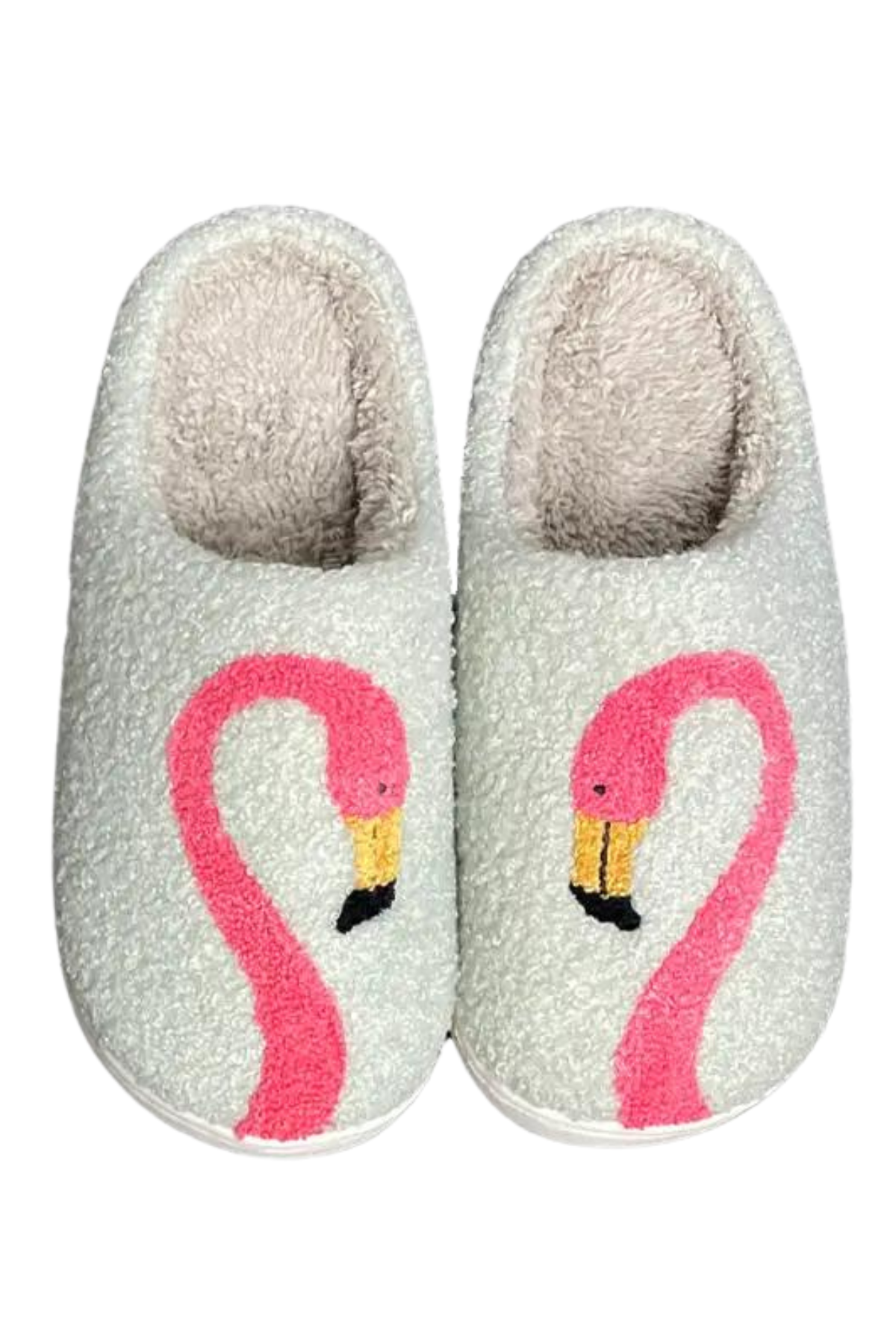 Novelty Slippers - Flamingo