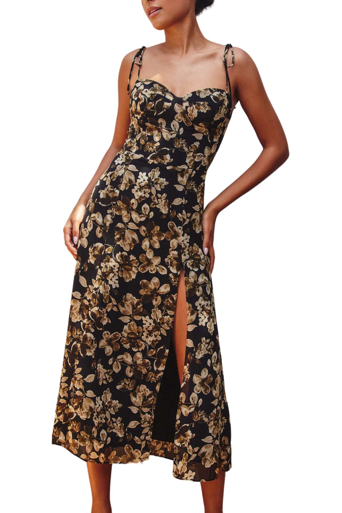 Pia Floral Midi Dress